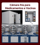 Câmara Fria JC 4x4 Congelado Piso Pain com Cond Elgin 380w/3F
